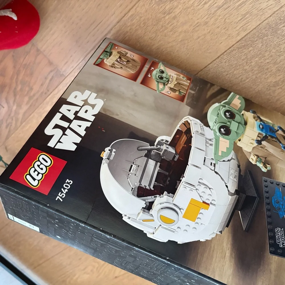 LEGO 75403 Star Wars Grogu in White Hover-Pram Set